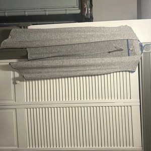 Long grey sweater vest Heather grey soft material Neto